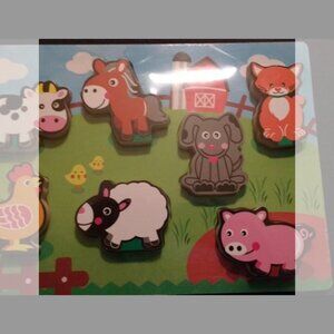 Creatology Chubby Farm animals wood puzzle 7 pieces New